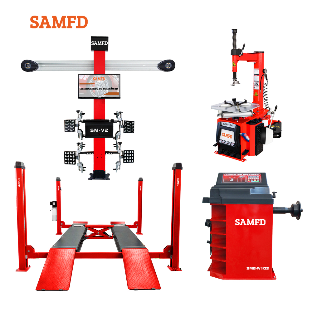 Mesin Perata Ban 3D, Mesin Pen - Wheel Alignment Machine ulasan dan harga